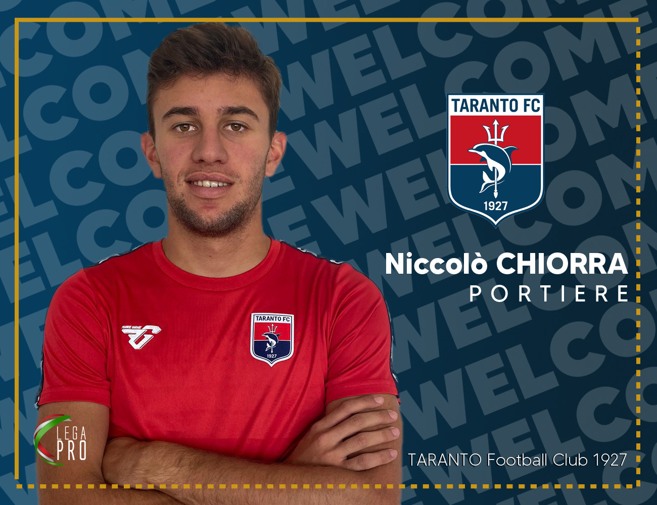 Niccolò Chiorra è un calciatore rossoblù
