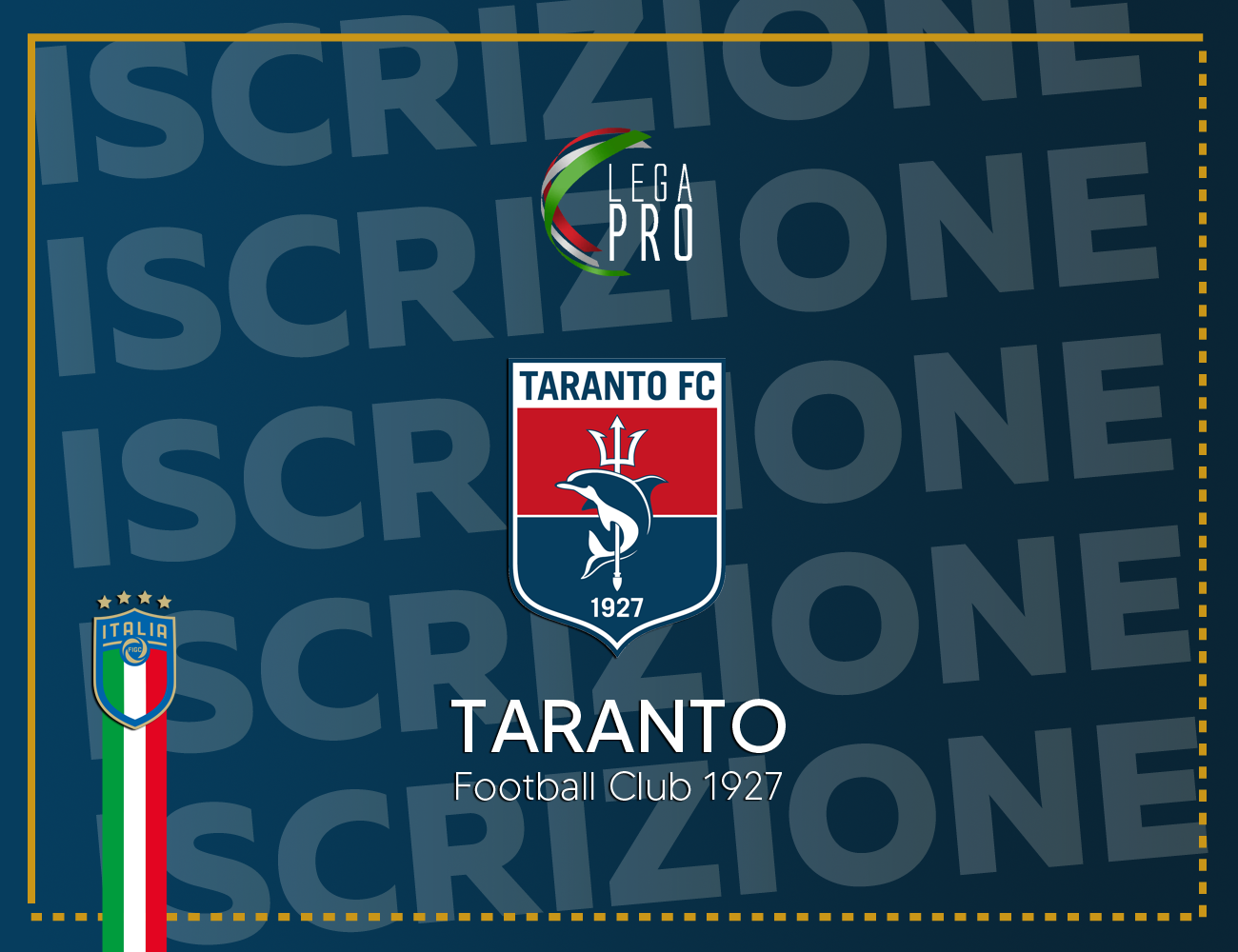 Sport/Lega Pro – L’Integrity Tour ha fatto tappa a Taranto – Taranto Football Club 1927