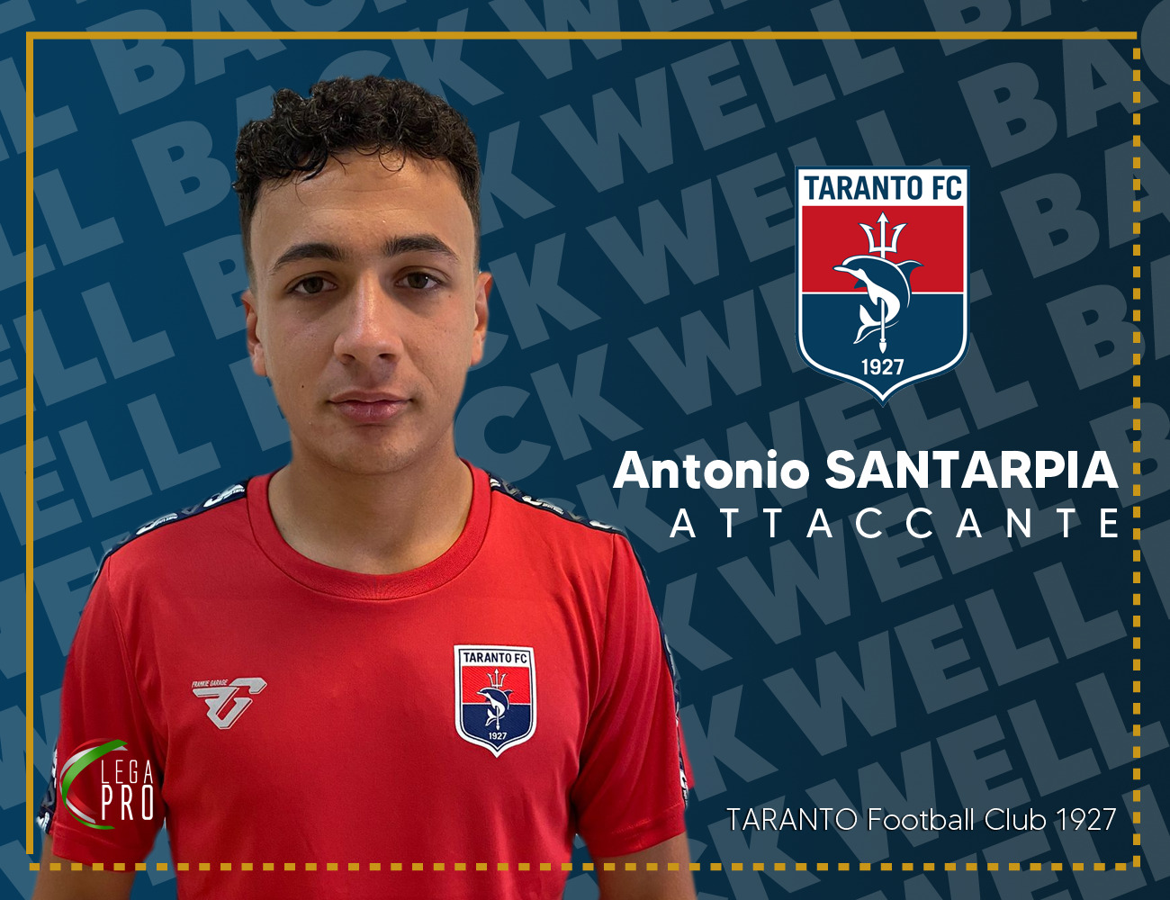 Ripartiamo da qui: Antonio Santarpia sarà ancora rossoblù