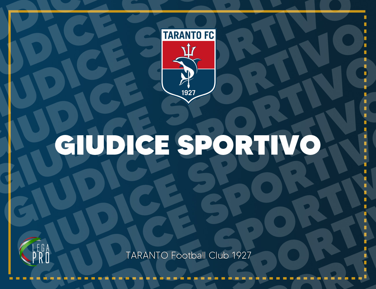 Le decisioni del Giudice Sportivo