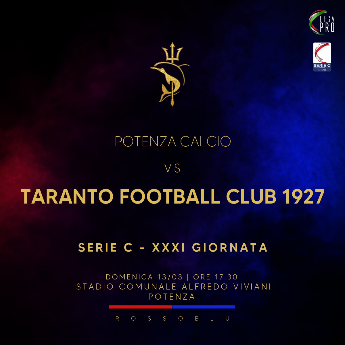 Potenza Calcio-Taranto FC:attiva la vendita dei tagliandi