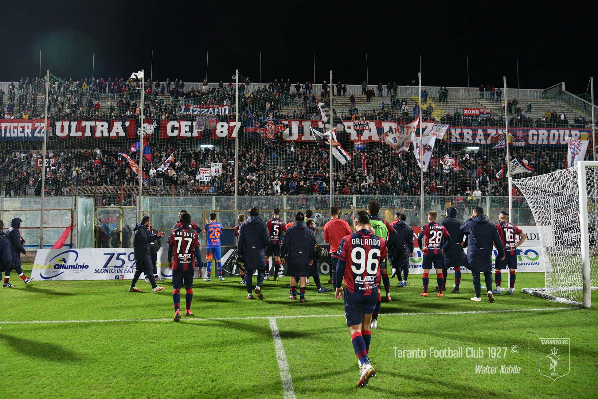 TARANTO-MONOPOLI: PARTE LA PREVENDITA